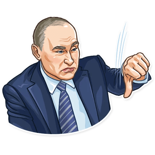 president vladimir putin political sticker 16