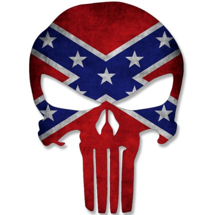 Punisher_Skull_Shaped_REBEL_sticker color