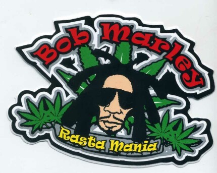 Rasta Mania Bob Marley Sticker