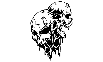 Skull Vinyl Sticker 20