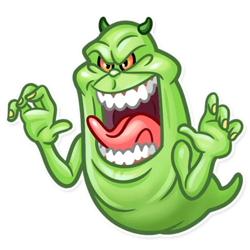 slimer ghost busters funny sticker 15