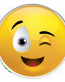 smile wink sticker 55