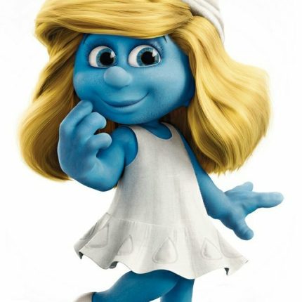 smurfette color movie sticker