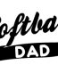Softball Dad Sport Spirit Decal