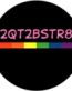 Too Cute To Be Straight Rainbow Pride Bar FUNNY Sticker
