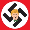 trump nazi square sticier