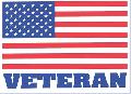 Veteran Full Color Rectangular Bumber Sticker