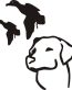 Lab with Ducks Hunting Sticker