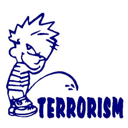 Peeon Terrorism decal