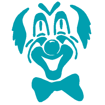 Clown Face decal