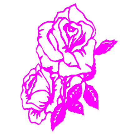 Rose 4 decal