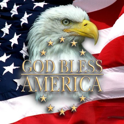 American Patriotic God Bless America Sticker