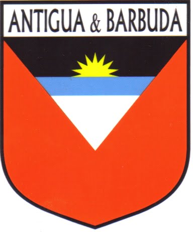 Antigua and Barbuda Flag Crest Decal Sticker
