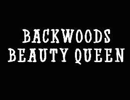 backwoods beauty queen die cut decal