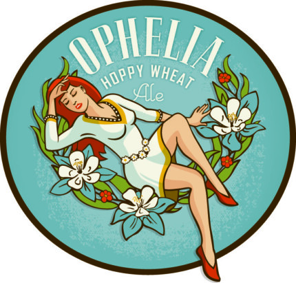 Breckenridge Brewery Ophelia Logo Sticker