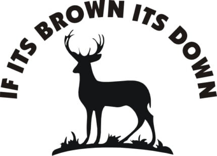 Brown Down Decal 01