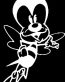 Bumble Bee Cartoon Sticker Decal