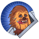 chewbacca wookiee star wars sticker 9