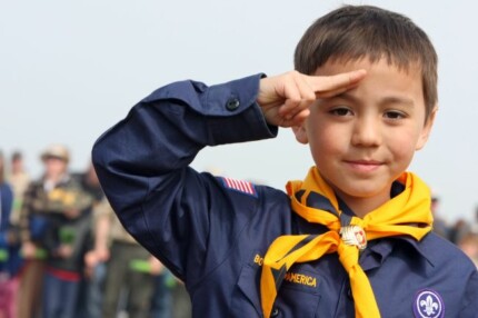 cub scout salute sticker
