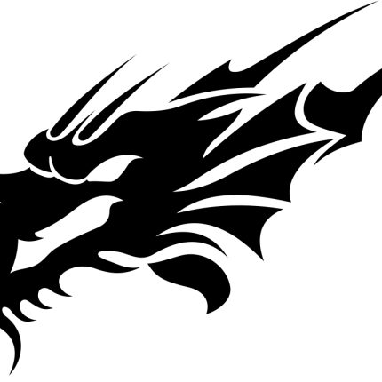 Dragon Die Cut  Animal Tribal Decals  34