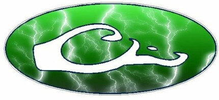 DRAKE OVAL DECAL- Lightning Green FILL
