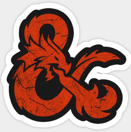 Dungeons & Dragons STICKER