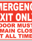 Exit Entrance Signs and Banners 35