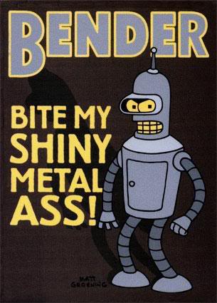 Futurama Bender Shiny Ass