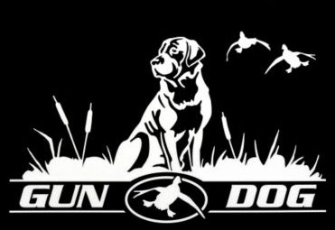 Gun Dog Diecut Vinyl Decal Sticker
