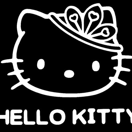 Hello K Princess Sticker