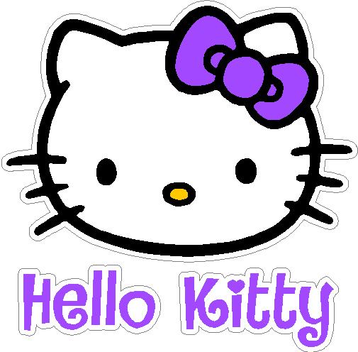 Kitty Kat Color Derby Kitty Sticker