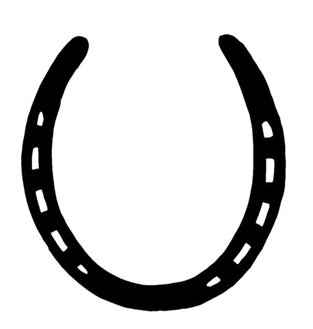 Horse Shoe Diecut Decal 34