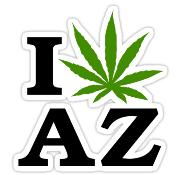 I Marijuana Arizona Sticker