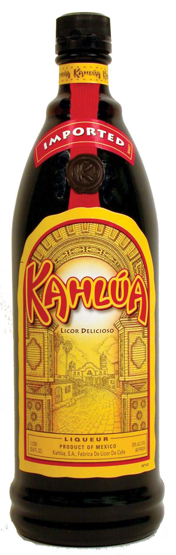 Kahlua Coffee Liqueur Bottle