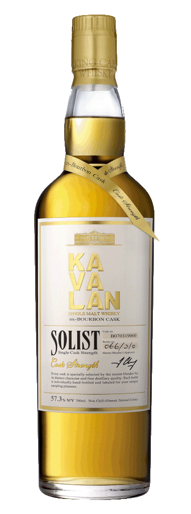 Kavalan Solist Bourbon Bottle Shaped Sticker