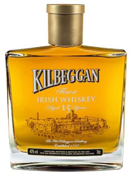 Kilbeggan Distillery Whisky Bottle Shaped Sticker