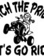 Lets Go Riding Vinyl Die Cut Decal