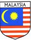 Malaysia Flag Crest Decal Sticker