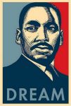 Martin Luther King Dream Sticker