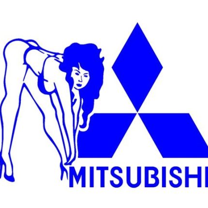 Mitsubishi Girl 4 Vinyl Car Decal