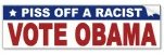 Obama Piss Off A Racist Bumper Sticker