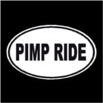 Pimp Ride Oval Decal