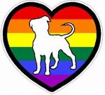 PITBULL HEART STICKER FILLS flag pride