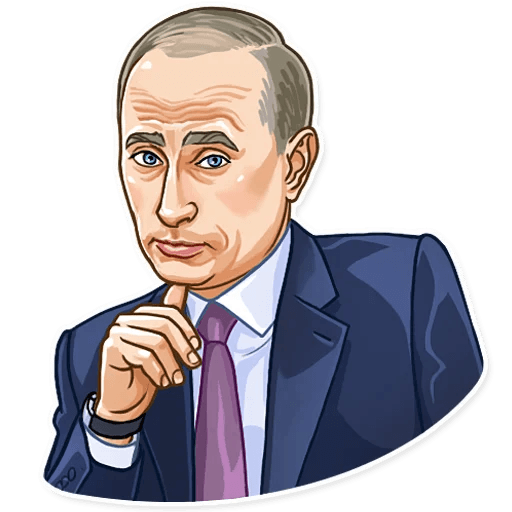 president vladimir putin political sticker 7