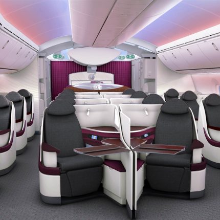 Qatar Airways Boeing 787 Seats Sticker