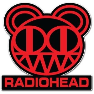 radiohead band car-bumper-sticker