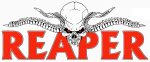 reaper skull logo sticker