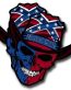 rebel skulls color sticker