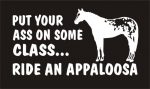 Ride Appaloosa Vinyl Decal