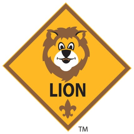 SCOUTS Lion-logo-KINDERGARTEN STICKER